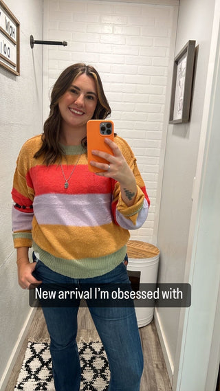 Multi Color Sweater - Three Blessed Gems