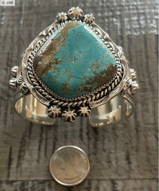 Old #8 Turquoise Bracelet - Three Blessed Gems