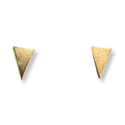 Small Triangle Post Earrings - Three Blessed Gems