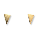 Small Triangle Post Earrings