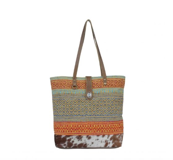 Tangerine Tote Bag - Three Blessed Gems