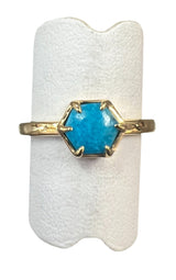 Turquoise Gold Fill Ring
