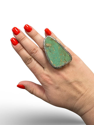 Turquoise Ring - Three Blessed Gems