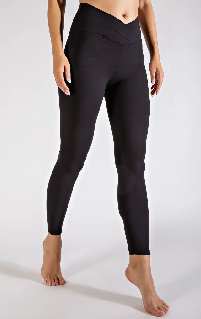 V Waisted Butter Soft Leggings - Three Blessed Gems