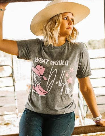 What would dolly do tee - Three Blessed Gems