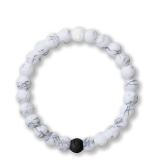 White Marble Lokai Bracelet - Three Blessed Gems