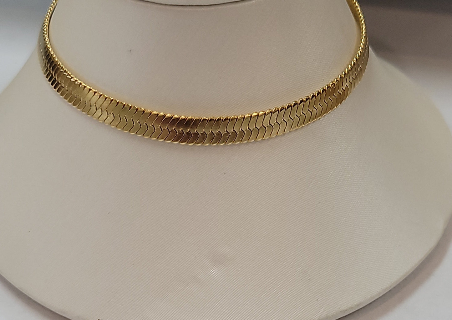 Gold Plated Herringbone Bracelet - Premium Bracelets from OMG BLINGS - Just $32! Shop now at Three Blessed Gems