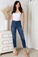 Judy Blue Full Size Skinny Cropped Jeans - Premium Jeans from Trendsi - Just $72! Shop now at Three Blessed Gems