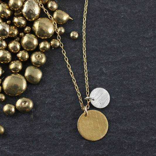 Big and Little Dot Necklace - Premium Necklace from Zina Kao Exclusives - Just $62! Shop now at Three Blessed Gems