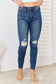 Judy Blue Full Size High Waist Distressed Slim Jeans - Premium Jeans from Trendsi - Just $70.28! Shop now at Three Blessed Gems