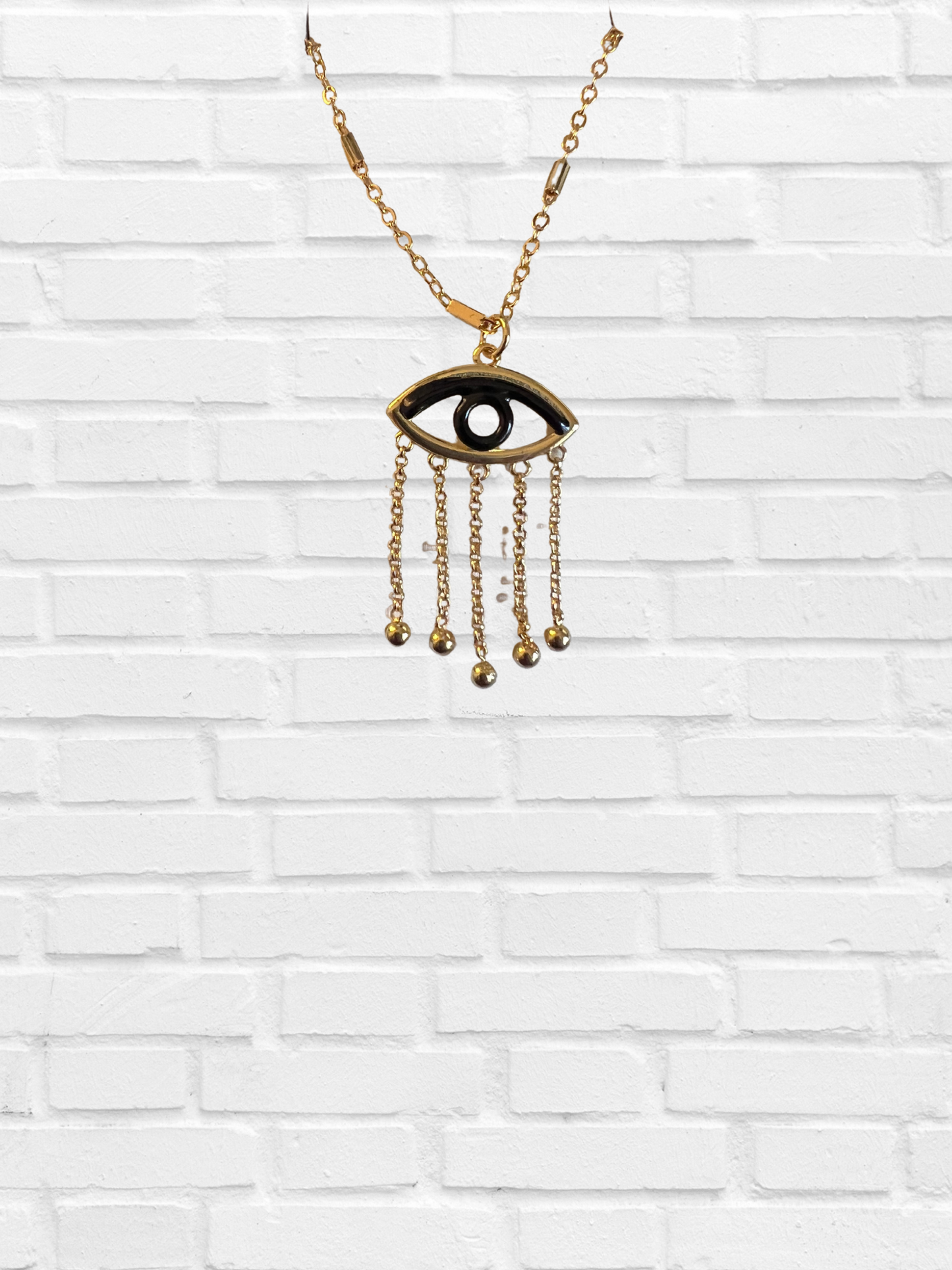 Gorjana Madison Evil Eye Necklace | These Are the Clothes Our Fashion  Editors Are Lounging Around in All Summer Long | POPSUGAR Fashion UK Photo  16