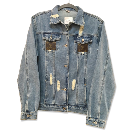 Louis Vuitton Jean Jacket - Premium Jacket from Keep It Gypsy - Just $495! Shop now at Three Blessed Gems