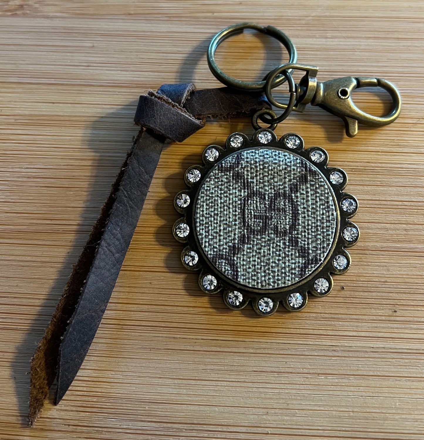 Up-Cycled Designer Key Ring - Premium Key Ring from Sandra Ling - Just $69! Shop now at Three Blessed Gems