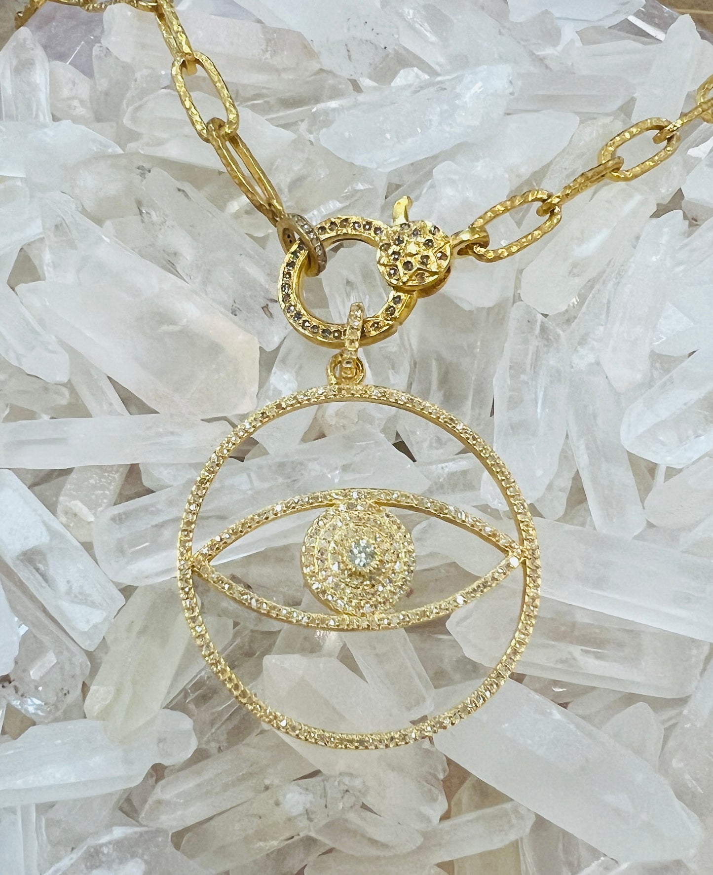Evil Eye Diamond Necklace