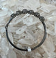 Diamond Labradorite Silver Bracelet