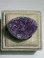 Amethyst Druzy Stainless Steel Ring