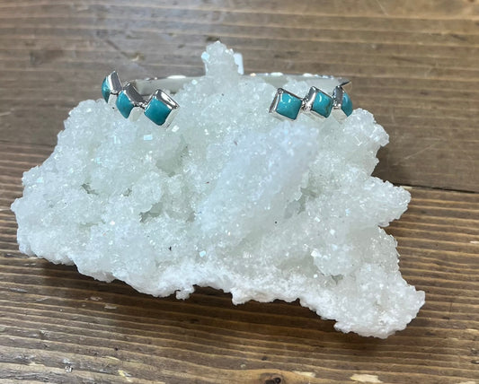 Turquoise Silver Cuff - Premium Apparel & Accessories from Boho Sol - Just $95! Shop now at Three Blessed Gems