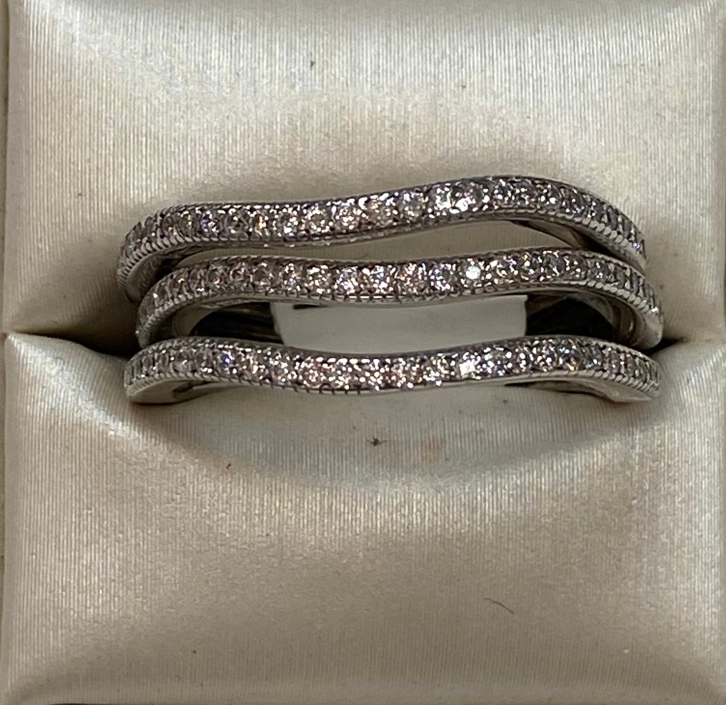 Sterling Silver Stackable Cz. Ring - Premium Rings from International Excellence - Just $71! Shop now at Three Blessed Gems