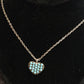 Turquoise Heart Silver Necklace - Premium Necklace from International Excellence - Just $35! Shop now at Three Blessed Gems