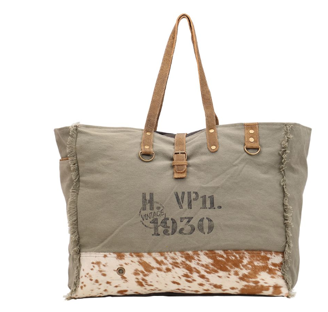 Viridescent Weekender Tote - Premium Tote from Myra - Just $88! Shop now at Three Blessed Gems