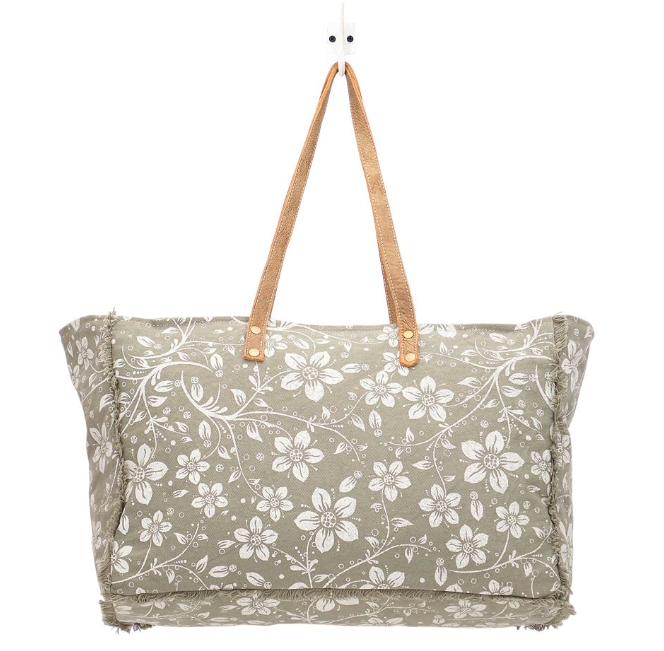 Chalky Weekender Bag - Premium Tote from Myra - Just $65! Shop now at Three Blessed Gems