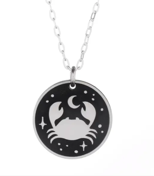 Crab Nebula Silver Necklace - Premium Necklace from Bearded Jeweler - Just $52! Shop now at Three Blessed Gems