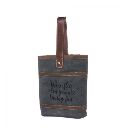 Double Wine Bag - Premium Wine Bag from Myra - Just $39! Shop now at Three Blessed Gems