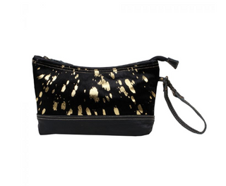 Moorish Leather And Hairon Bag - Premium Bag from Myra - Just $45! Shop now at Three Blessed Gems