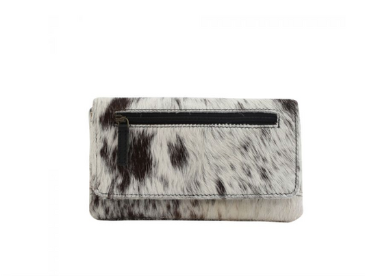 Long Zipper And Snap Wallet - Premium Wallet from Myra - Just $45! Shop now at Three Blessed Gems