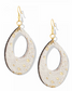 Cowhide Drop Earrings - Premium Earrings from Myra - Just $20! Shop now at Three Blessed Gems