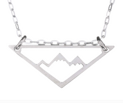 Mountain Adventure Silver Necklace - Premium Necklace from Bearded Jeweler - Just $69! Shop now at Three Blessed Gems