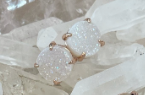 Druzy Stud Earrings - Premium Earrings from MAQ - Just $69! Shop now at Three Blessed Gems