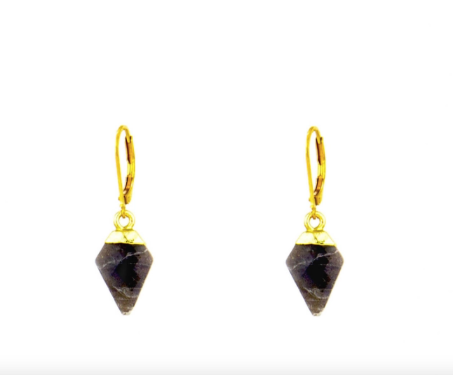 Labradorite Arrowhead Earring - Premium Earrings from Santore' - Just $49! Shop now at Three Blessed Gems