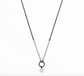Black Circle Drop Necklace - Premium Necklace from Santore' - Just $72! Shop now at Three Blessed Gems
