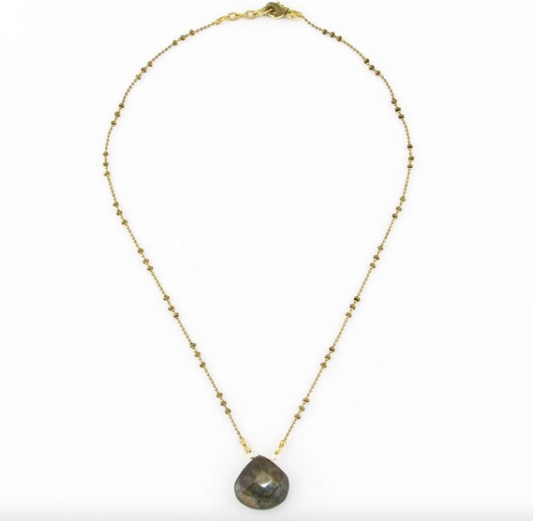 Faceted Gemstone Necklace - Premium Necklace from Santore' - Just $67! Shop now at Three Blessed Gems