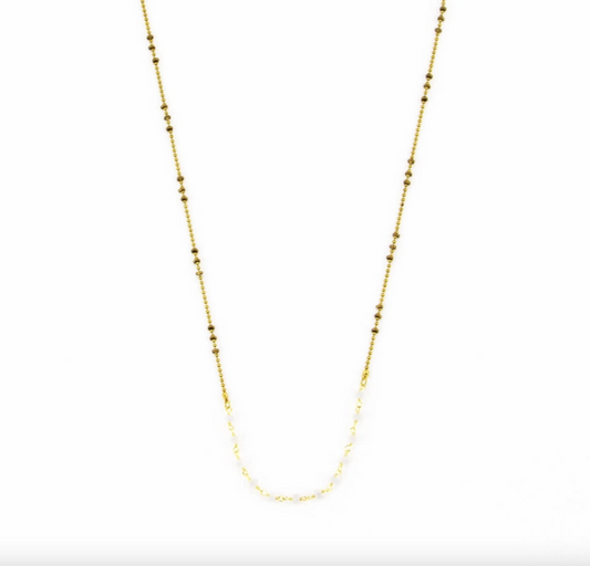 Simple Rosary Necklace - Premium Necklace from Santore' - Just $45! Shop now at Three Blessed Gems