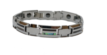 Koa Wood Stone Tungsten Bracelet - Premium Bracelets from EMV Trading - Just $90! Shop now at Three Blessed Gems