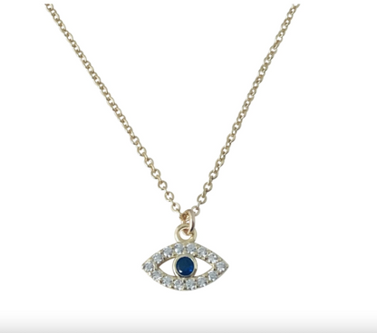 Baby Sapphire Evil Eye