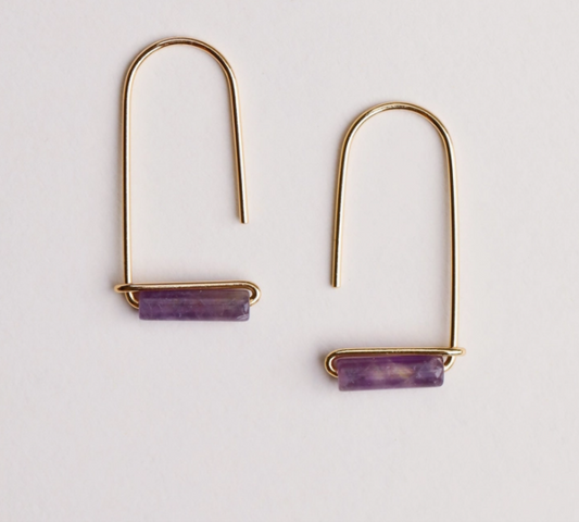 Gemstone Drop Earring - Premium Earrings from Jaxkelly - Just $55! Shop now at Three Blessed Gems