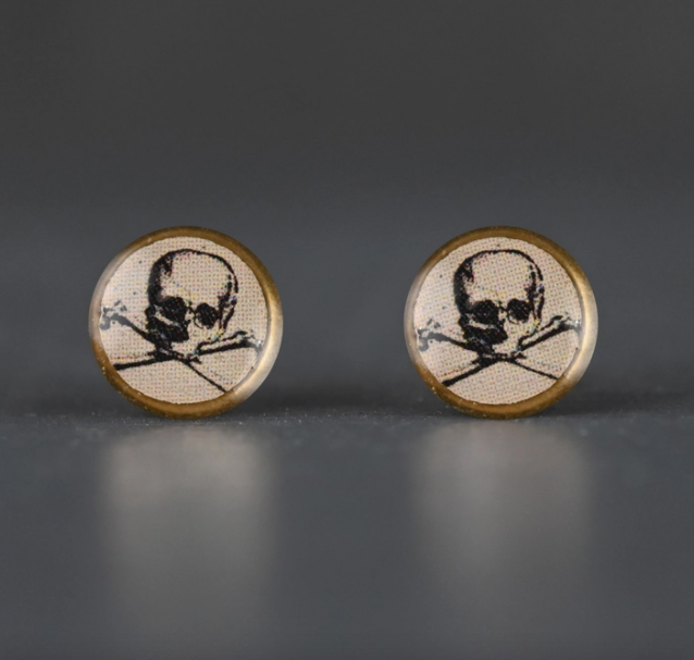 Picture Stud Earrings - Premium Earrings from KBD - Just $35! Shop now at Three Blessed Gems