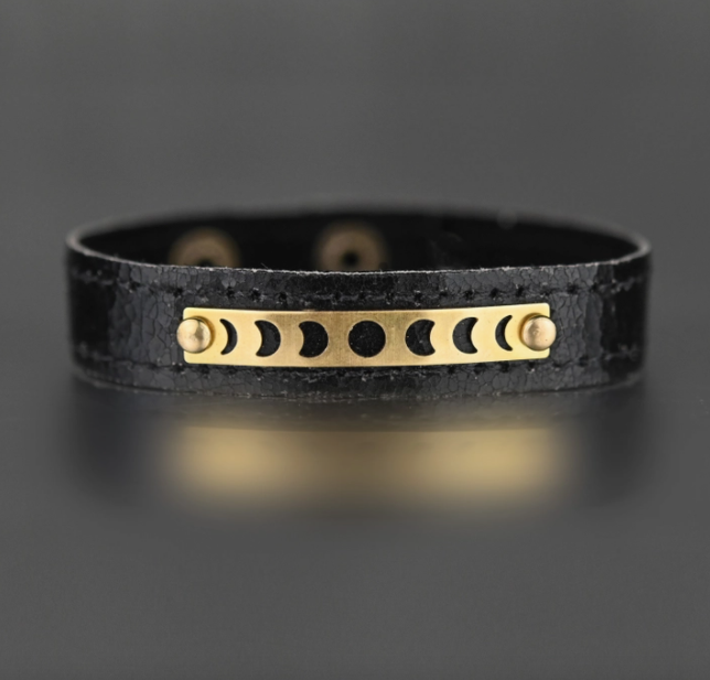 Black Pearl Leather Bracelet - Premium Bracelet from KBD - Just $48! Shop now at Three Blessed Gems
