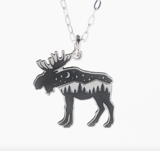 Animal Mountain Necklace - Premium Jewelry from Bearded Jeweler - Just $63! Shop now at Three Blessed Gems