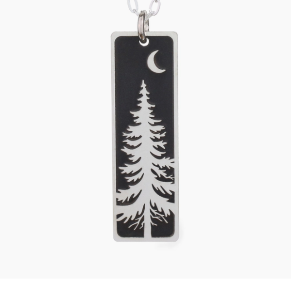 Whispering Pine Necklace - Premium Jewelry from Bearded Jeweler - Just $60! Shop now at Three Blessed Gems