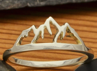 Open Mountain Silver Ring - Premium Rings from Nina Designs - Just $35! Shop now at Three Blessed Gems