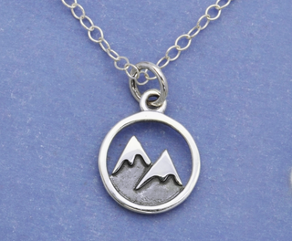 Snow Capped Mountain Silver Necklace - Premium Necklaces from Nina Designs - Just $45! Shop now at Three Blessed Gems