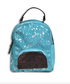 Turquoise Cowhide Silver Foil Concealed Carry Backpack - Premium Backpack from American Darling - Just $249! Shop now at Three Blessed Gems