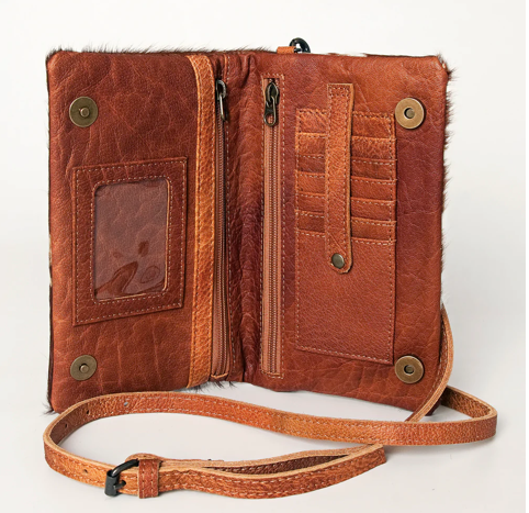Cowhide  Foil  Wallet - Premium Wallet from American Darling - Just $139! Shop now at Three Blessed Gems