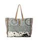 Green Floral Print Weekender Bag - Premium Bag from Myra - Just $85! Shop now at Three Blessed Gems