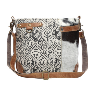 Hairon and Cotton Rug Shoulder Bag - Premium Bag from Myra - Just $63! Shop now at Three Blessed Gems