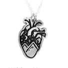 Wild at Heart Silver Pendant - Premium Necklace from Bearded Jeweler - Just $80! Shop now at Three Blessed Gems